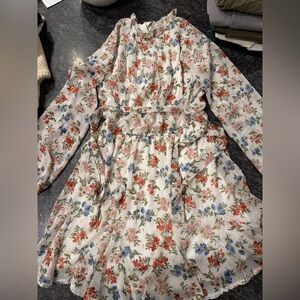 Floral Long Sleeve Dress